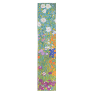 Caminho De Mesa Pequeno Gustav Klimt - Jardim Flor