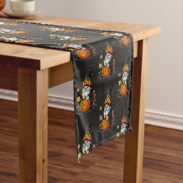 Caminho De Mesa Pequeno Halloween Gnome Table Runner