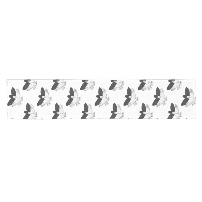 Caminho De Mesa Pequeno Hand Silhouette Eagle (Horizontal)