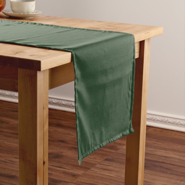 Caminho De Mesa Pequeno Herança Moderna Sólida Sempre Verde (No Local)