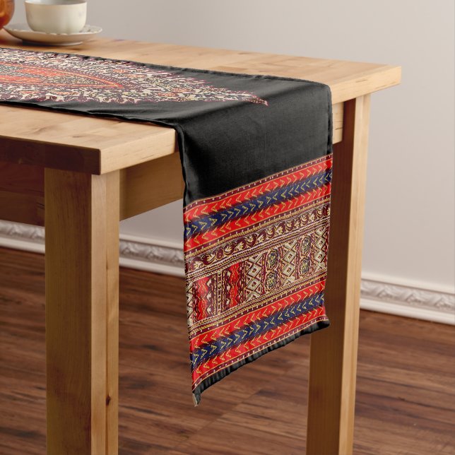 Caminho De Mesa Pequeno Hippie Indian Style Mesa Runner (No Local)