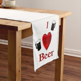 Caminho De Mesa Pequeno I Heart Beer Design