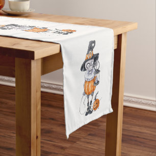 Caminho De Mesa Pequeno Ilustração de Caráter Assustador de Hallloween