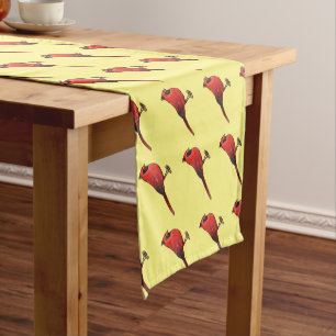 Caminho De Mesa Pequeno ilustração de desenho animado de aves cardeal nort