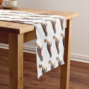 Caminho De Mesa Pequeno Ilustração de desenho animado de aves Hoatzin