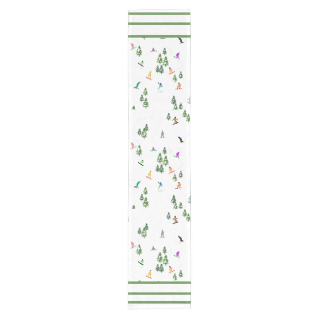 Caminho De Mesa Pequeno Ilustração do Freeride Snowboarder Snowboard (Frente)