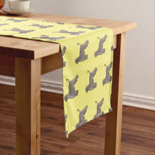 Caminho De Mesa Pequeno Imagem de desenho animado de cão de cão de cão de