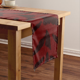 Caminho De Mesa Pequeno Impressão digital Red Tiger