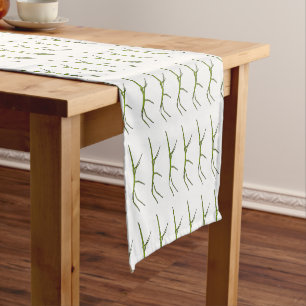 Caminho De Mesa Pequeno Insetos verdes e bonitos com desenhos animados ros