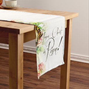 Caminho De Mesa Pequeno Jesus Cristo ressuscitou corredor de mesa curto