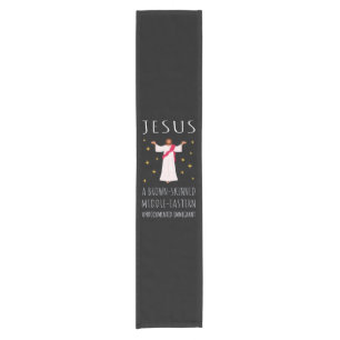 Caminho De Mesa Pequeno Jesus Imigrante Indocumentado de Pele Morena I