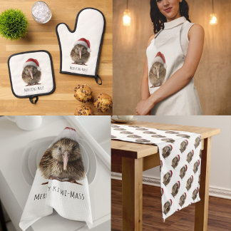 Caminho De Mesa Pequeno Kiwi de Natal bonito, personalizado