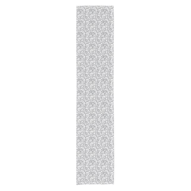 Caminho De Mesa Pequeno Laço branco 1 (Frente)