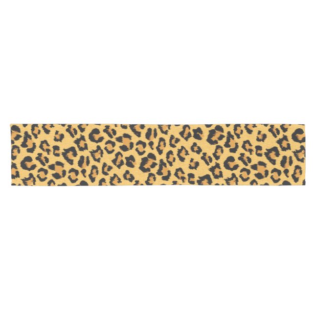 Caminho De Mesa Pequeno Leopard Skin Wild Safari (Horizontal)