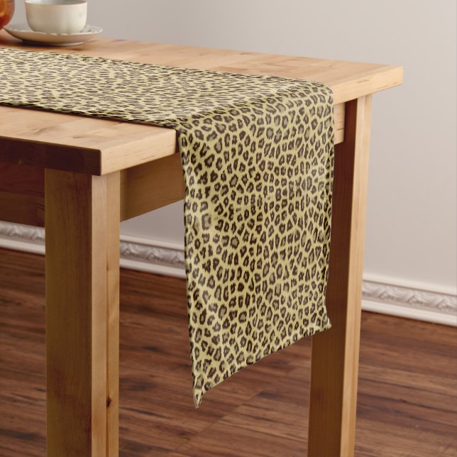 Caminho De Mesa Pequeno Leopardo/Impressão Cheetah Curto-Mesa (No Local)