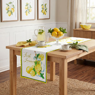 Caminho De Mesa Pequeno Limonada corredor de mesa curto