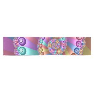 Caminho De Mesa Pequeno Linda Arco-Íris Colores Abstrato de Arte Fractal