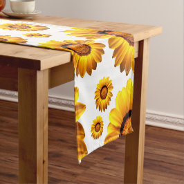 Caminho De Mesa Pequeno Lindas flores amarelas