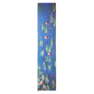 Caminho De Mesa Pequeno Lírios de Água Vintage por Claude Monet