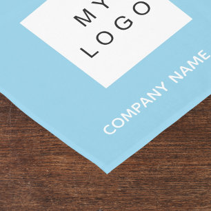 Caminho De Mesa Pequeno Logotipo comercial do salão azul-céu