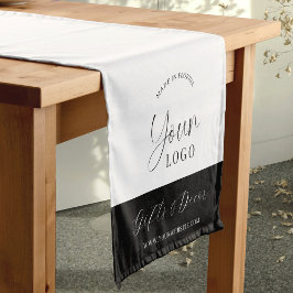 Caminho De Mesa Pequeno Logotipo de Empresa Moderno e Elegante para Loja d