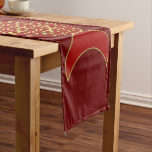 Caminho De Mesa Pequeno Lua Tripla Mágica - Flor Espiritual Da Vida 1 Hood
