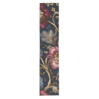 Caminho De Mesa Pequeno Luxury Indian Floral Vintage Royal