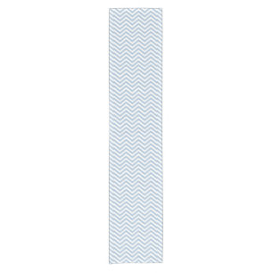 Caminho De Mesa Pequeno Luz - Grunge azul Chevron Textured