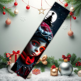 Caminho De Mesa Pequeno Magia do elfo gótico debaixo da lua de cheio.