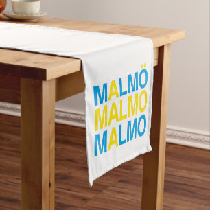 Caminho De Mesa Pequeno MALMO Bandeira Sueca