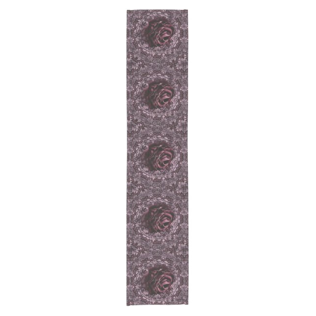 Caminho De Mesa Pequeno Mandala de Rosa  (Frente)