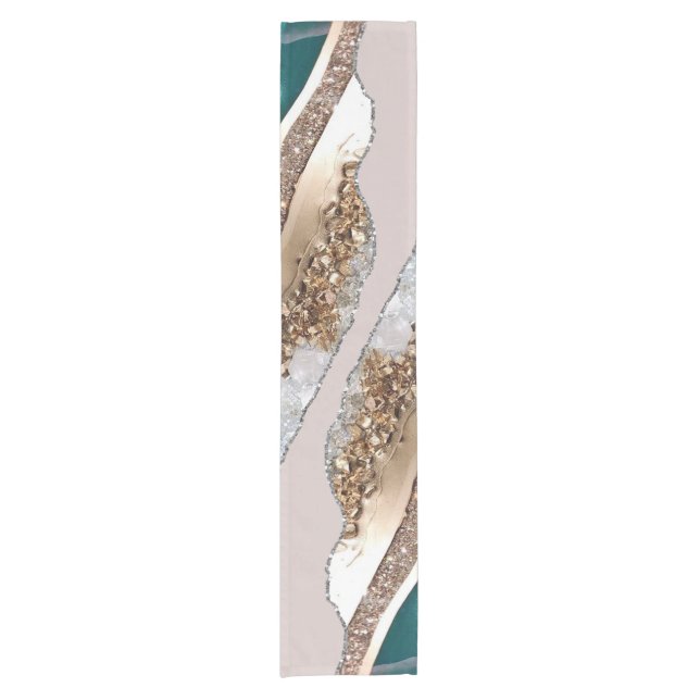 Caminho De Mesa Pequeno Marble Stone (Frente)