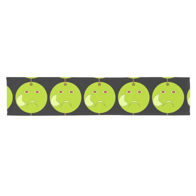 Caminho De Mesa Pequeno Mau Apple com Mesa de Halloween (Horizontal)
