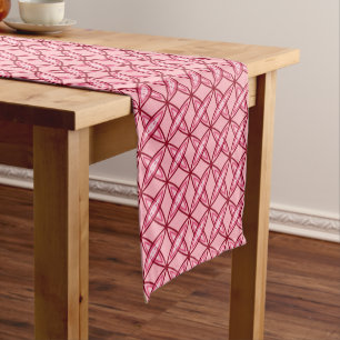 Caminho De Mesa Pequeno meio século atômico moderno do Impressão - Rosa