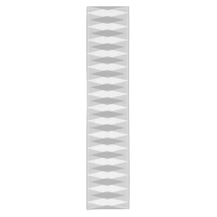 Caminho De Mesa Pequeno meio século Modern Cinza Argyle Runner