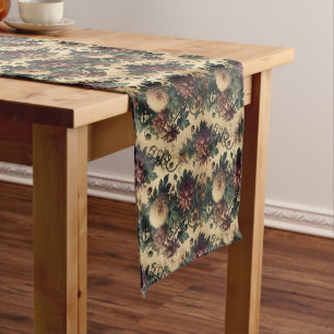 Caminho De Mesa Pequeno Mente etérea - Design botânica gótica