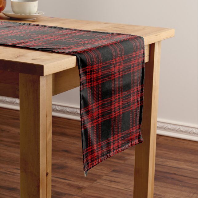 Caminho De Mesa Pequeno Menzies Hunting Tartan (No Local)