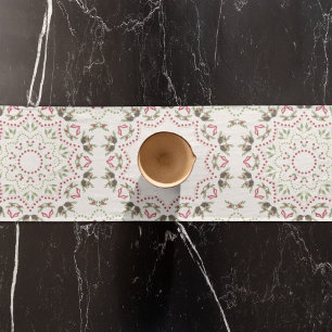 Caminho De Mesa Pequeno Mesa Clássica de Natal Verde Vermelho Personalizad