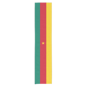 Caminho De Mesa Pequeno Mesa de bandeira de Camarões