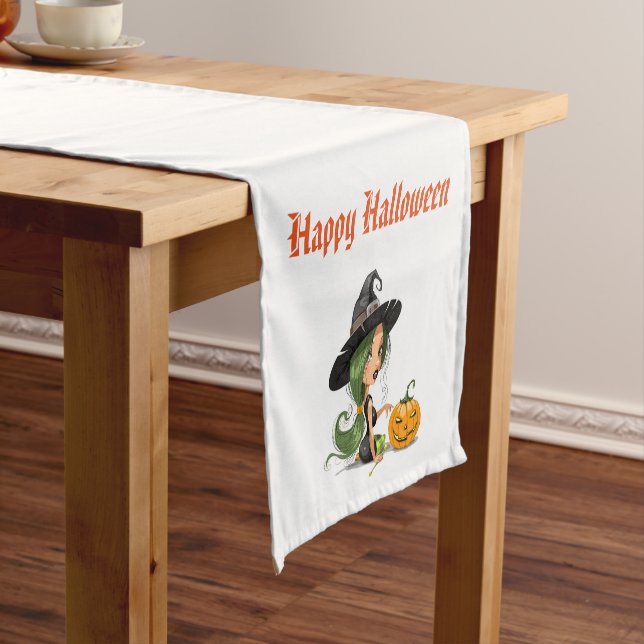 Caminho De Mesa Pequeno Mesa do Halloween Runner (No Local)