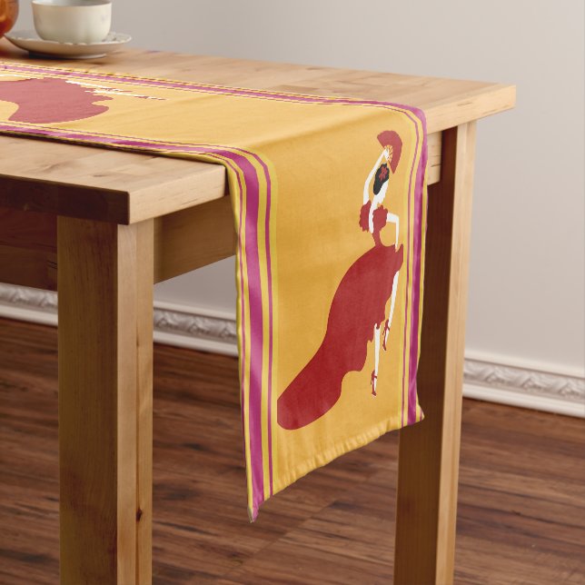 Caminho De Mesa Pequeno Mesa Flamenco Runner (No Local)