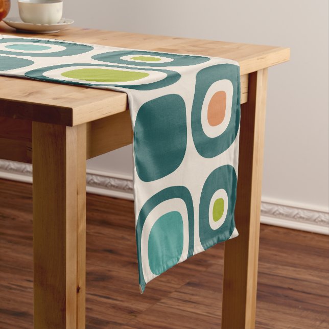Caminho De Mesa Pequeno Mid Century Modern Garden Path Pattern (No Local)