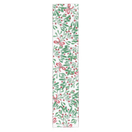 Caminho De Mesa Pequeno Mistério Russo de Natal Com Cores-d'água pintado à