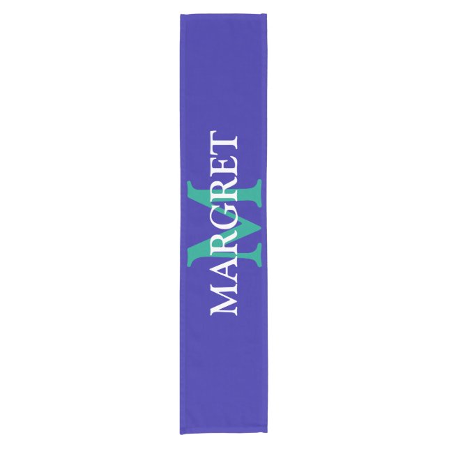 Caminho De Mesa Pequeno Monograma do Mardi Gras na terça-feira (Frente)