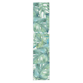 Caminho De Mesa Pequeno Monstera Leaf Mesa Runner