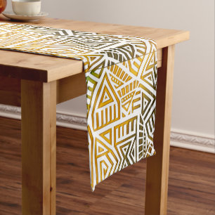Caminho De Mesa Pequeno Motif Afrocêntrico