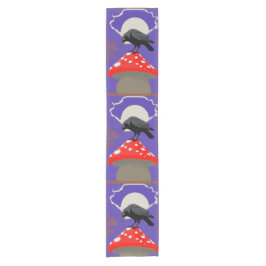 Caminho De Mesa Pequeno 🍽️ Mystical Raven Table Runner