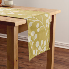 Caminho De Mesa Pequeno Na moda Yellow Floral Pattern Modern Farmhouse  