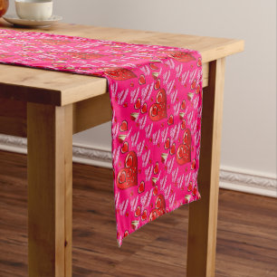 Caminho De Mesa Pequeno Namorados do corredor do Tablecloth