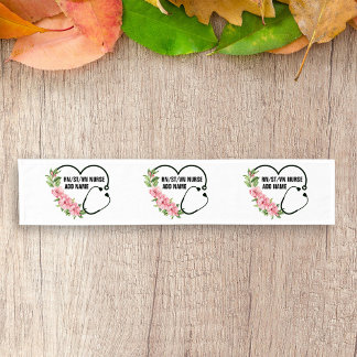 Caminho De Mesa Pequeno Nome de Enfermeiro Veterano Registrado por Estudan